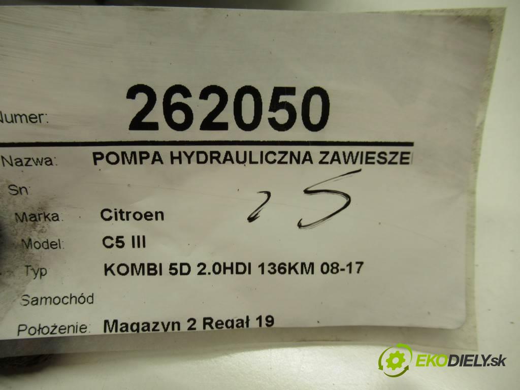Citroen C5 III    KOMBI 5D 2.0HDI 136KM 08-17  Pumpa hydraulická nápravy 9654068680