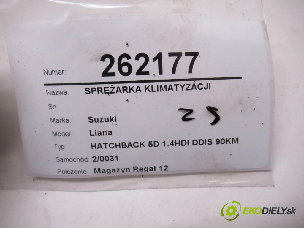 Suzuki Liana  2005 66kw HATCHBACK 5D 1.4HDI DDIS 90KM 01-07 1400 Kompresor klimatizácie SD6V12 (Kompresory klimatizácie)