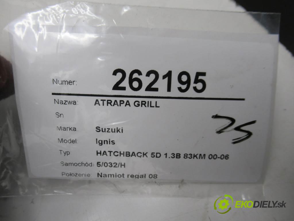 Suzuki Ignis  2001 61 kW HATCHBACK 5D 1.3B 83KM 00-06 1300 mřížka maska 71741-80G00 (Mřížky (masky) chladičů)