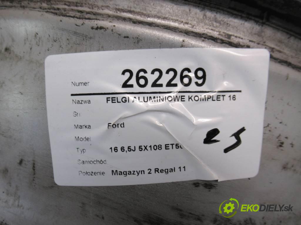 Ford     16 6,5J 5X108 ET50  disky hliníkové - 16  (Hliníkové)