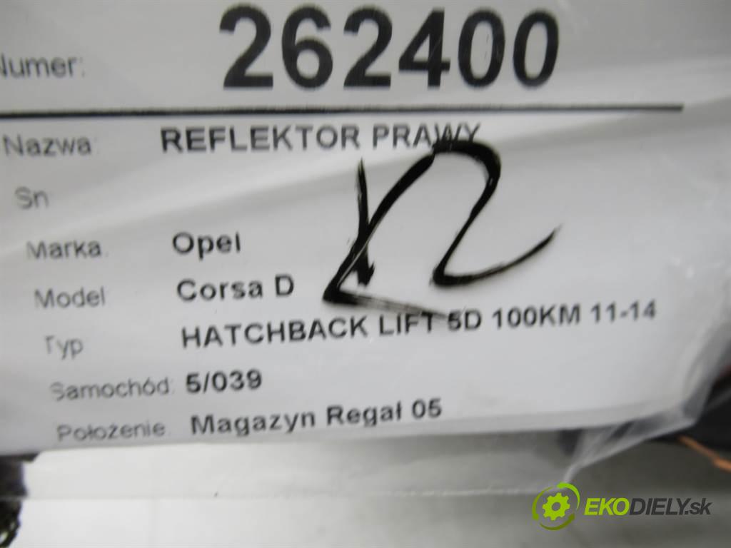 Opel Corsa D   2013  HATCHBACK LIFT 5D 100KM 11-14 1400 světlomet pravý