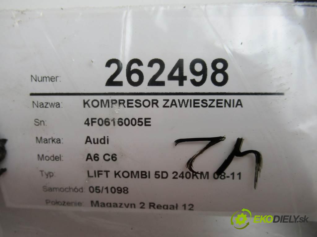 Audi A6 C6  2011 176kw LIFT KOMBI 5D 240KM 08-11 3000 Kompresor nápravy 4F0616005E