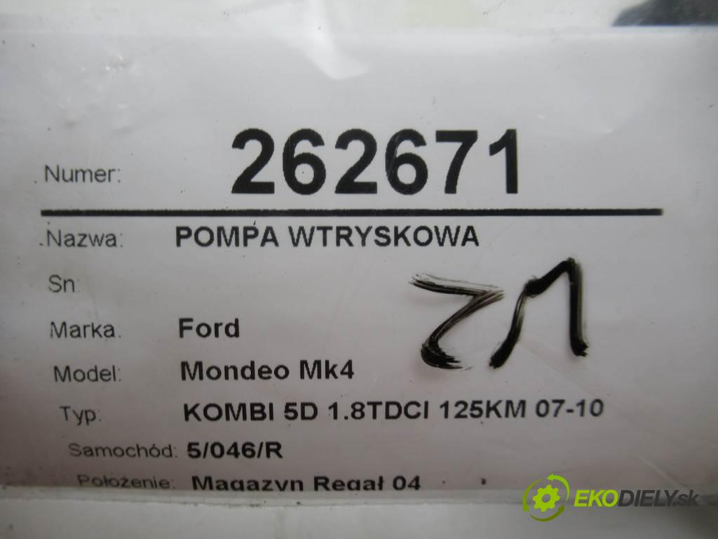 Ford Mondeo Mk4  2009 92 kW KOMBI 5D 1.8TDCI 125KM 07-10 1800 Pumpa vstrekovacia A2C20003032 (Vstrekovacie čerpadlá)