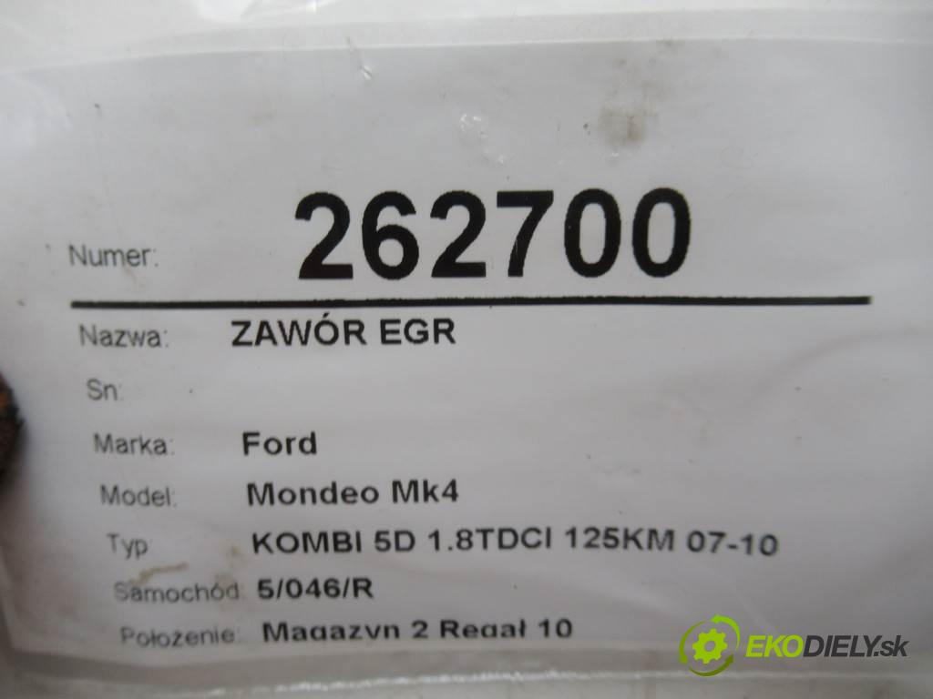 Ford Mondeo Mk4  2009 92 kW KOMBI 5D 1.8TDCI 125KM 07-10 1800 Ventil EGR  (EGR ventily)
