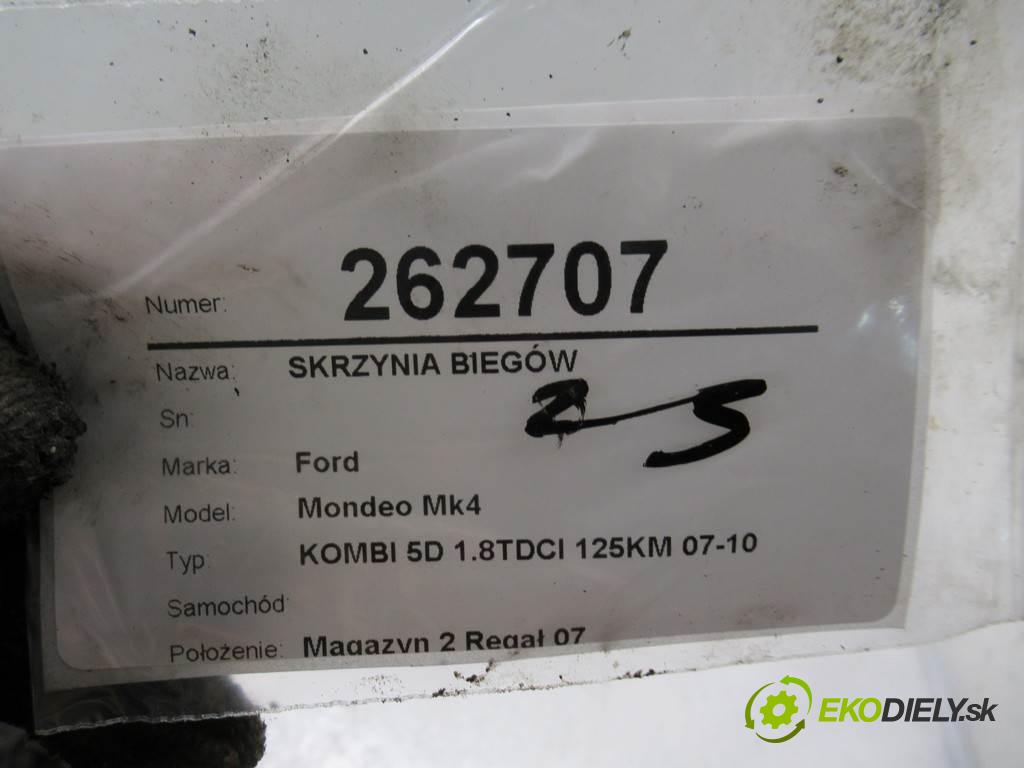 Ford Mondeo Mk4    KOMBI 5D 1.8TDCI 125KM 07-10  Prevodovka - 4M5R7F096YA (Prevodovky)