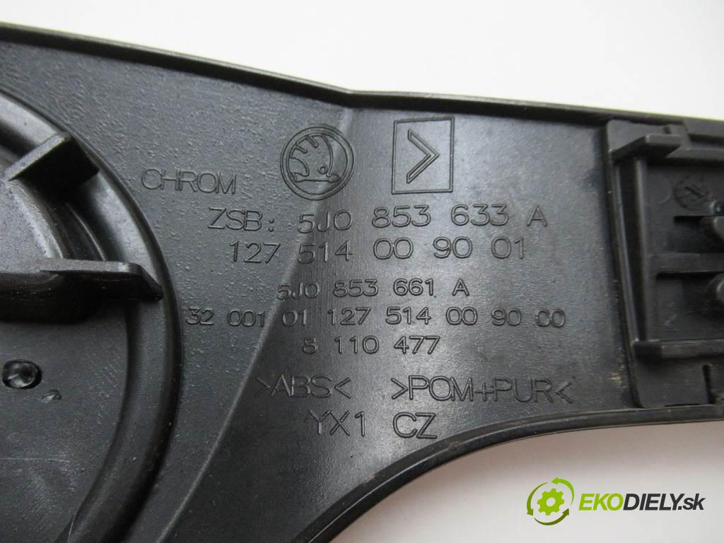 Skoda Fabia II  2010 44 kW HATCHBACK 5D 1.2B 60KM 07-14 1200 Mriežka maska 5J0853633A (Mriežky, masky)