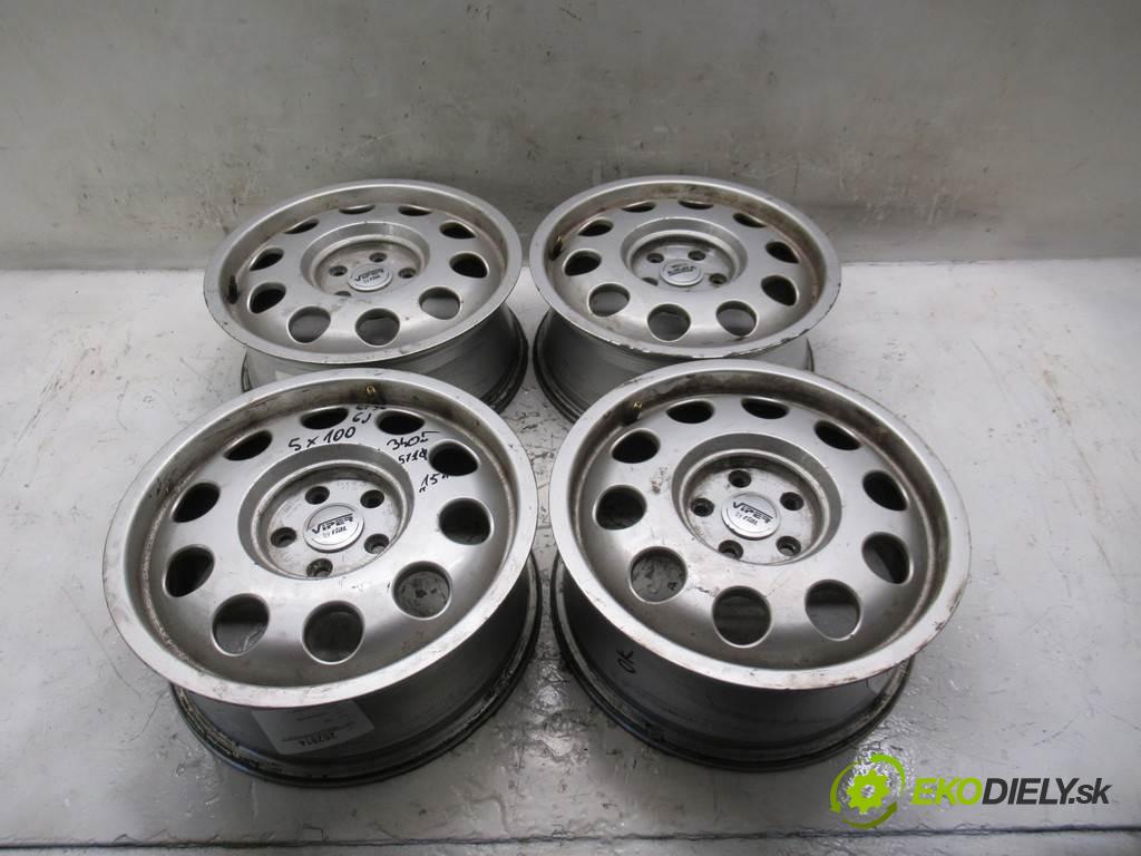 Audi     15 6J 5X100 ET38  disky hliníkové - 15  (Hliníkové)