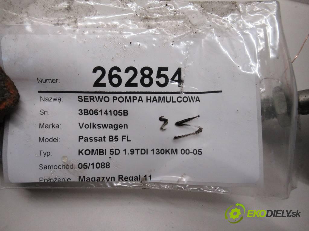 Volkswagen Passat B5 FL  2004 96 kW KOMBI 5D 1.9TDI 130KM 00-05 1900 posilovač pumpa brzdová 3B0614105B (Posilovače brzd)