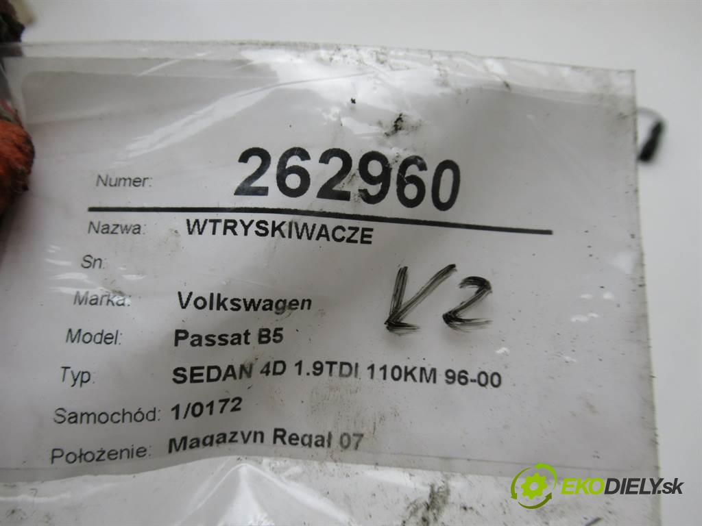 Volkswagen Passat B5  1996  SEDAN 4D 1.9TDI 110KM 96-00 1900 vstřikovací ventily