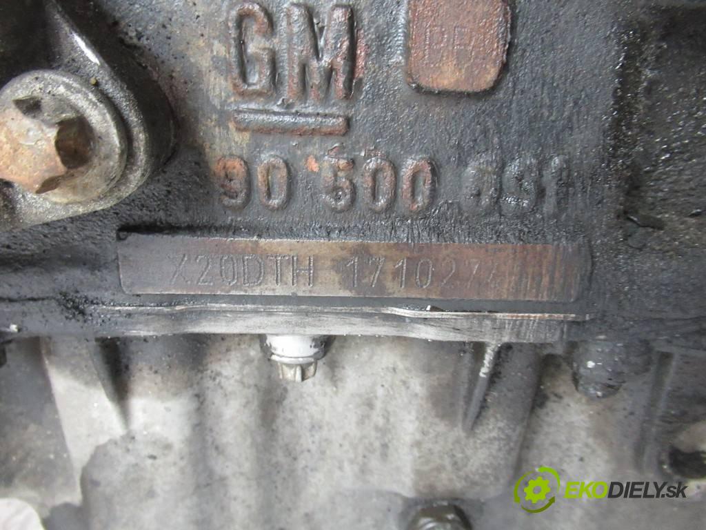 Opel Zafira A  2002 74 kW 2.0DTI 101KM 99-05 2000 motor Y20DTH  (Motory (kompletní))