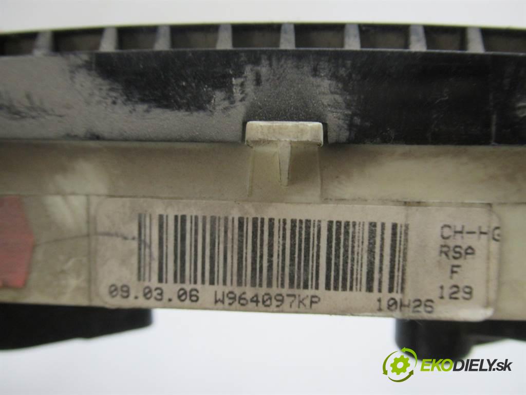Renault Trafic II  2006 60 kW 1.9DCI 82KM 01-14 1900 Panel ovládania kúrenia W964097KP (Prepínače, spínače, tlačidlá a ovládače kúrenia)