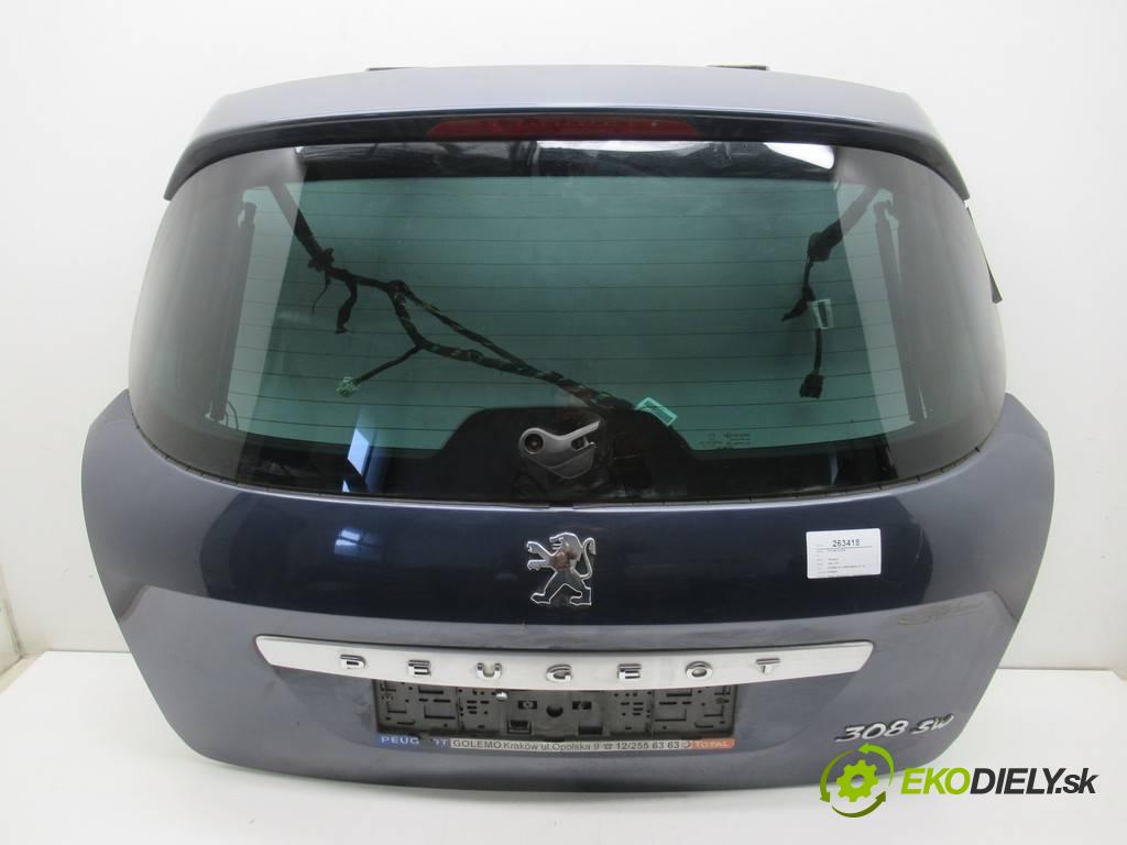 Peugeot 308 LIFT  2008 66,20 KOMBI 5D 1.6HDI 90KM 07-13 1600 zadná kapota  (Zadné kapoty)