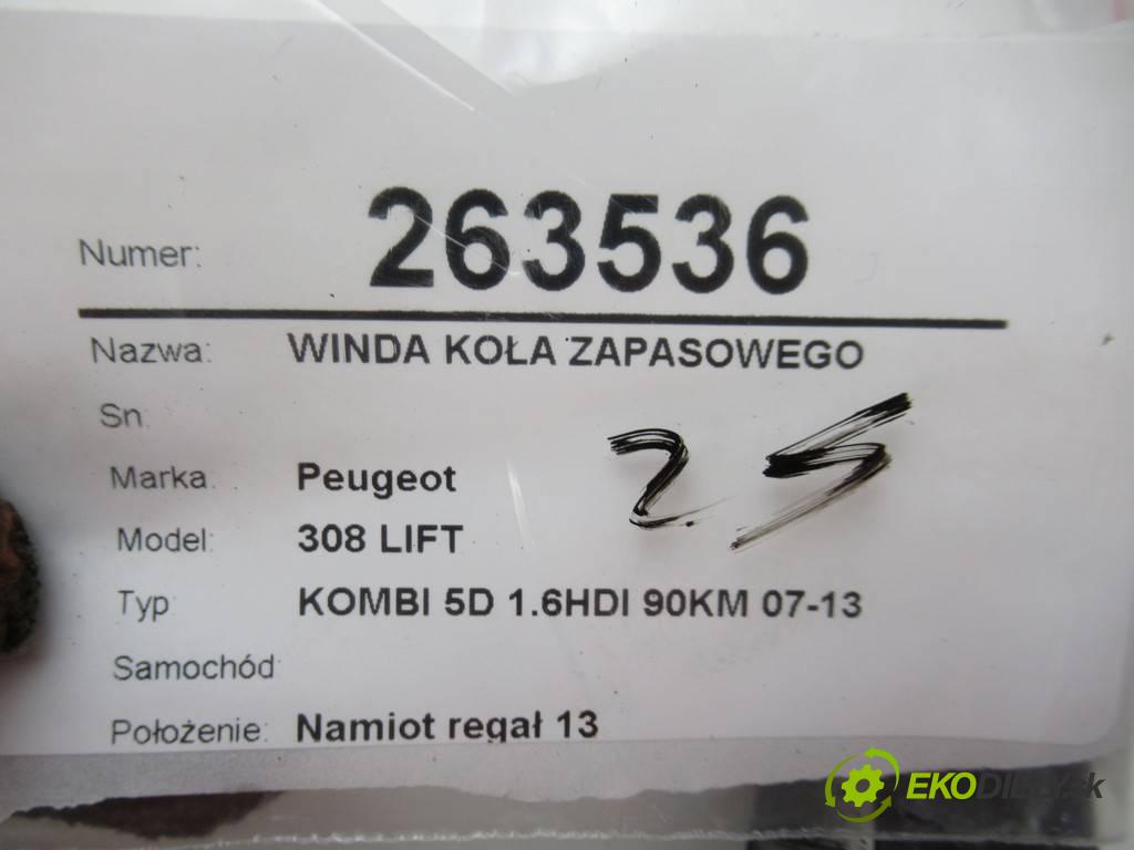 Peugeot 308 LIFT    KOMBI 5D 1.6HDI 90KM 07-13  - kolesa ozubeného 96481316YR
