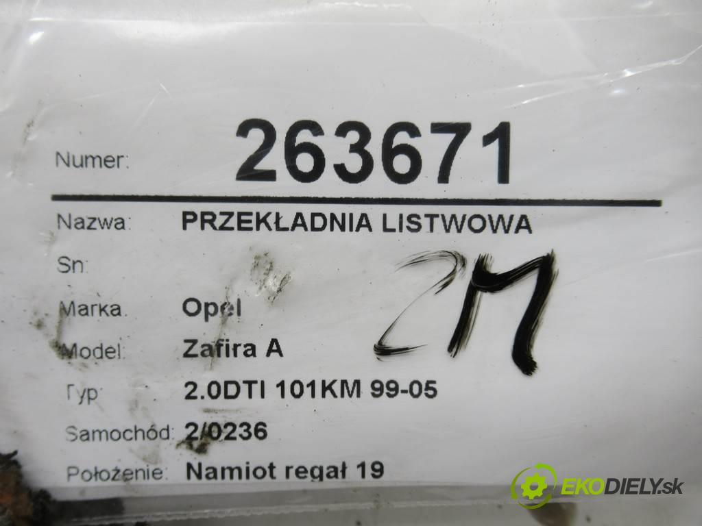 Opel Zafira A  2001 74 kW 2.0DTI 101KM 99-05 2000 riadenie -  (Riadenia)