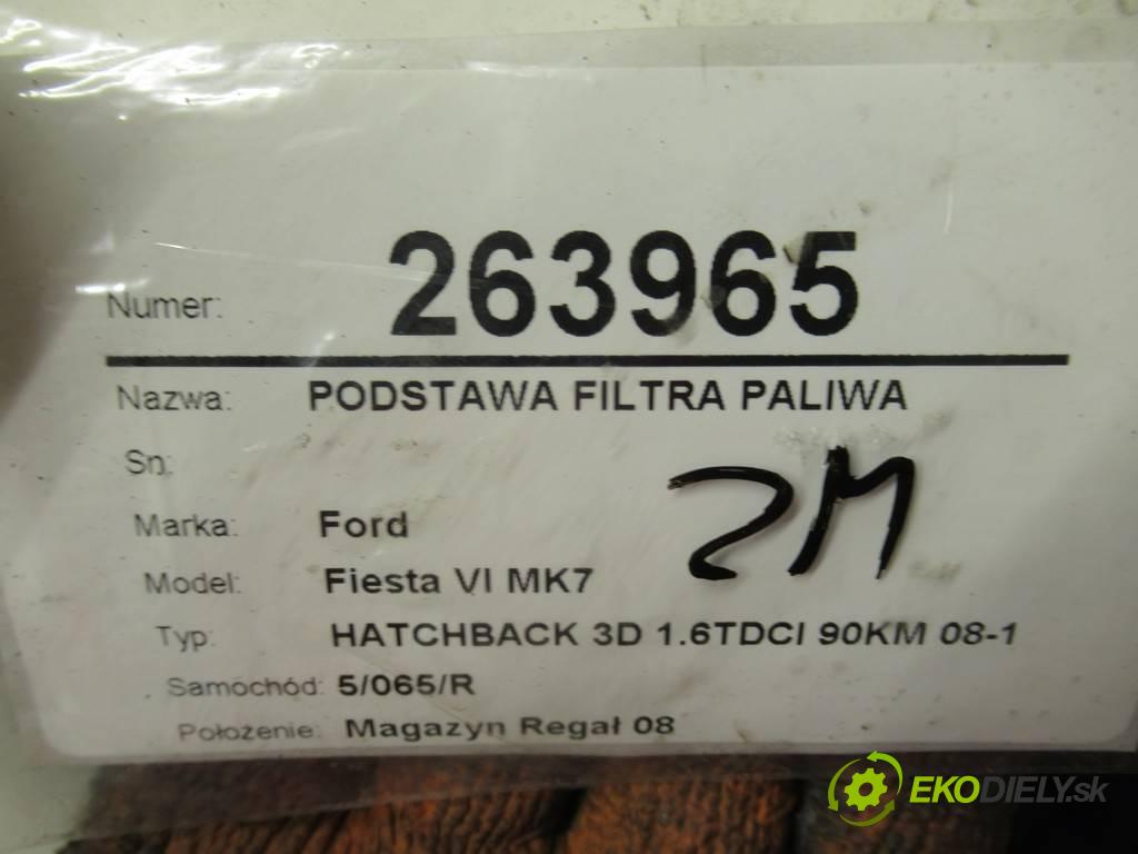Ford Fiesta VI MK7  2009 70 km HATCHBACK 3D 1.6TDCI 90KM 08-12 1600 obal filtra paliva 5M5Q9155AA (Kryty palivové)