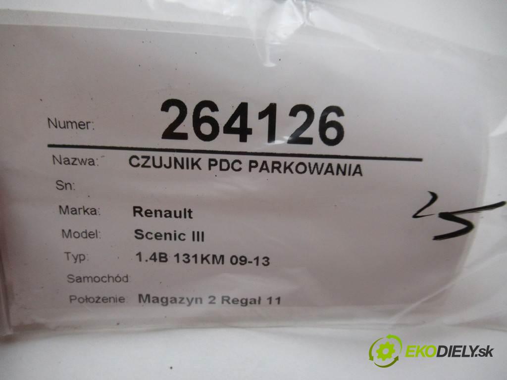 Renault Scenic III    1.4B 131KM 09-13  snímač PDC - 284420003R (Snímače)