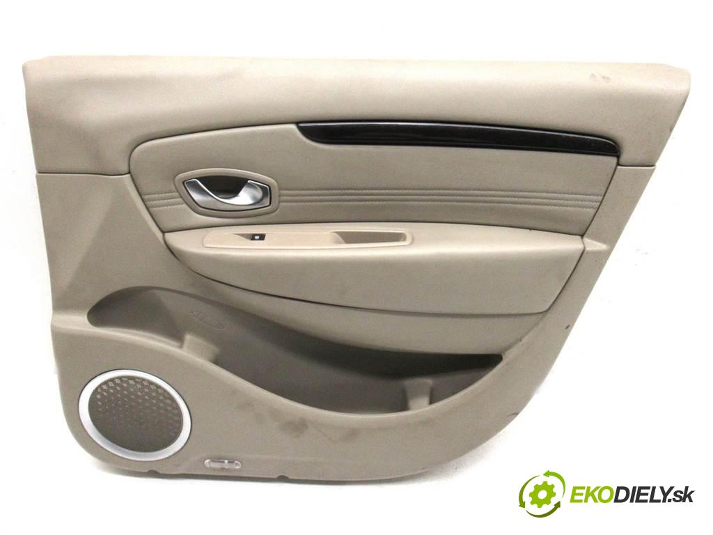 Renault Scenic III    1.4B 131KM 09-13  čalúnenie Dvere predný pravy tapacír  (Ostatné)