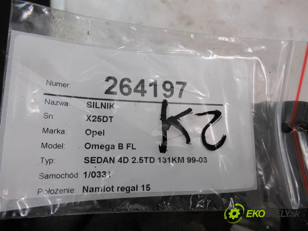 Opel Omega B FL  2000 96 kW SEDAN 4D 2.5TD 131KM 99-03 2500 motor X25DT (Motory (kompletní))