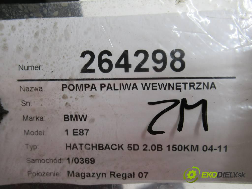 BMW 1 E87  2005 110 kW HATCHBACK 5D 2.0B 150KM 04-11 2000 Pumpa paliva vnútorná  (Palivové pumpy, čerpadlá, plaváky)