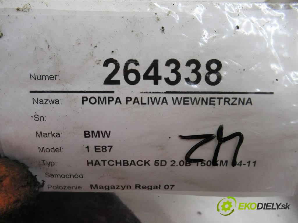 BMW 1 E87    HATCHBACK 5D 2.0B 150KM 04-11  pumpa paliva vnitřní  (Palivové pumpy, čerpadla)