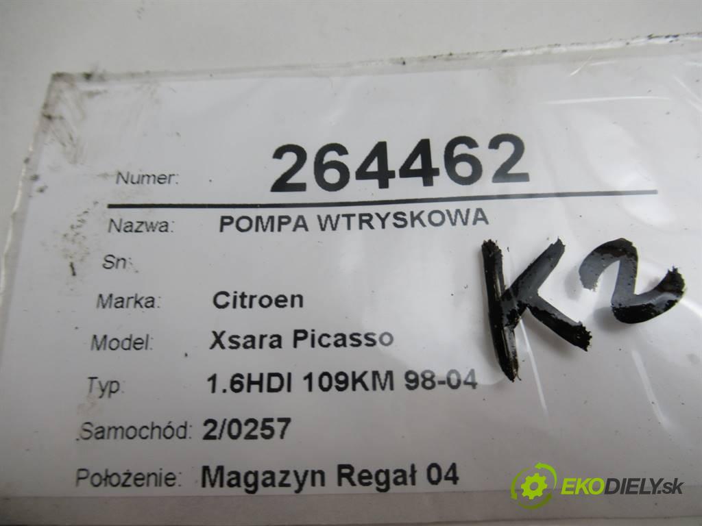 Citroen Xsara Picasso  2004 80 kW 1.6HDI 109KM 98-04 1600 Pumpa vstrekovacia  (Vstrekovacie čerpadlá)