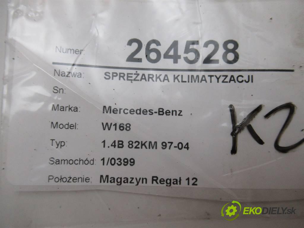 Mercedes-Benz W168  1998 60 kW 1.4B 82KM 97-04 1400 Kompresor klimatizácie A0002305911 (Kompresory klimatizácie)