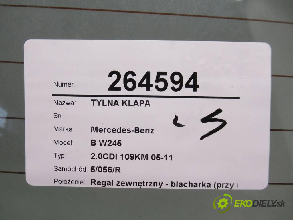 Mercedes-Benz B W245  2006 80 kW 2.0CDI 109KM 05-11 2000 zadní část kapota  (Zadní kapoty)