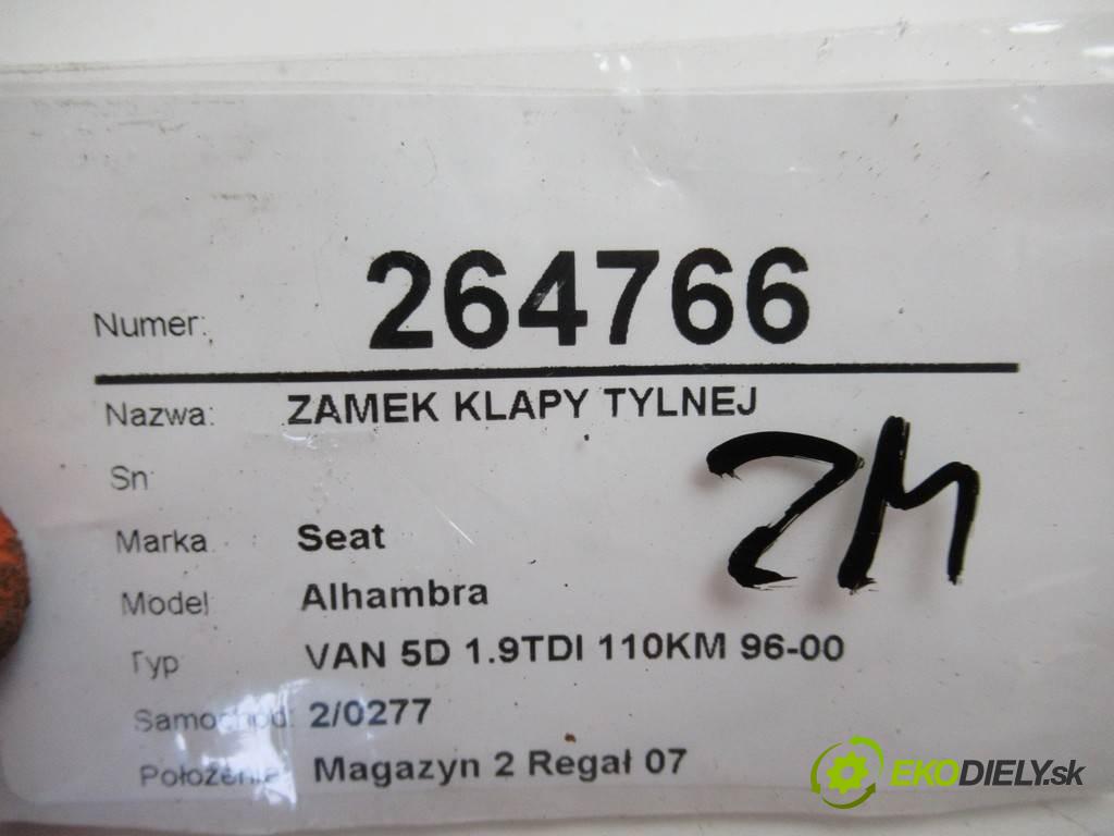 Seat Alhambra  1999 81 kW VAN 5D 1.9TDI 110KM 96-00 1900 zámok dverí zadnej