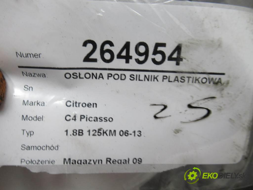 Citroen C4 Picasso    1.8B 125KM 06-13  clona pod motor plastová 9660005580