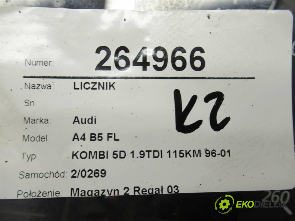 Audi A4 B5 FL  2000 85 kW KOMBI 5D 1.9TDI 115KM 96-01 1900 Prístrojovka 8D0920900H (Prístrojové dosky, displeje)