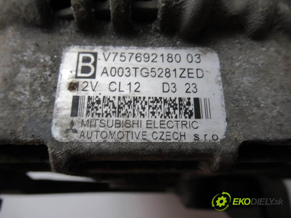 Peugeot Partner III  2013 72 kW 1.6B 98KM 08-15 1600 Alternátor V75769218003 (Alternátory)