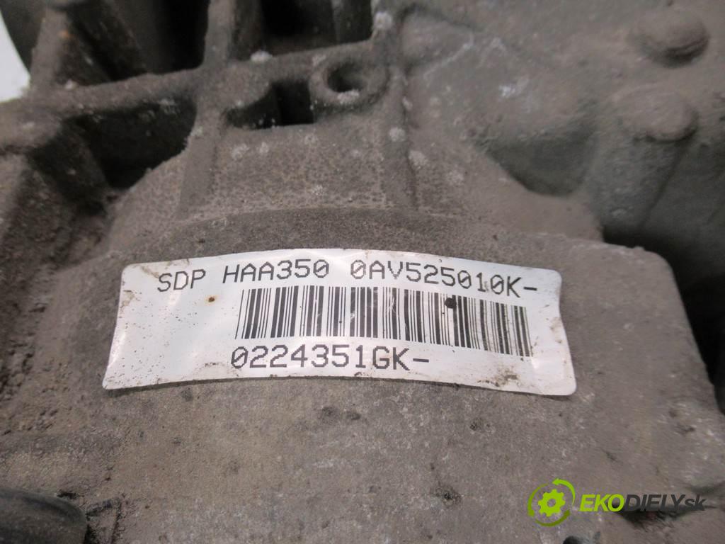 Seat Altea XL  2007 147 kW 4X4 FREETRACK 2.0TFSI 200KM 06-09 2000 Most zadní část diferenciál 0AV525010K 1K0907554L (Zadní)