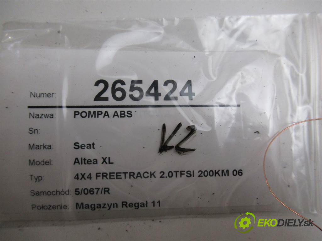 Seat Altea XL  2007 147 kW 4X4 FREETRACK 2.0TFSI 200KM 06-09 2000 Pumpa ABS 1K0614517AB 1K0907379AB (Pumpy ABS)