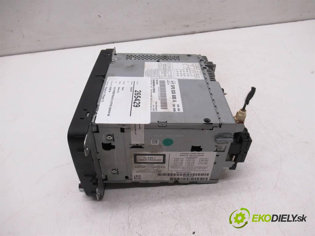 Seat Altea XL  2007 147 kW 4X4 FREETRACK 2.0TFSI 200KM 06-09 2000 RADIO 5P0035680A