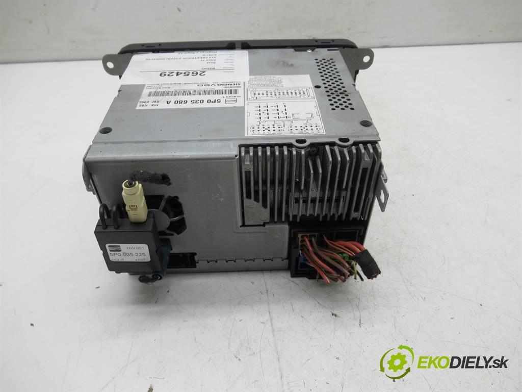 Seat Altea XL  2007 147 kW 4X4 FREETRACK 2.0TFSI 200KM 06-09 2000 RADIO 5P0035680A