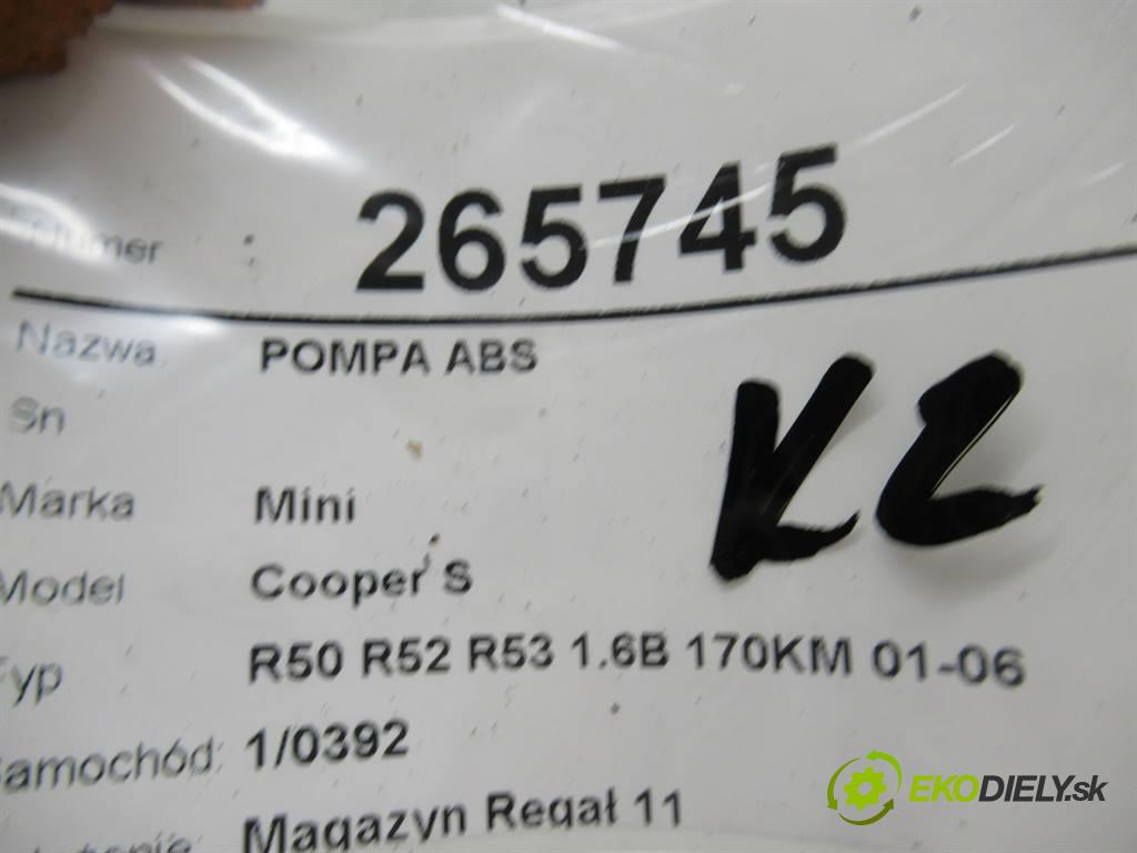 Mini Cooper S  2004 125 kW R50 R52 R53 1.6B 170KM 01-06 1600 Pumpa ABS 6765282 (Pumpy ABS)