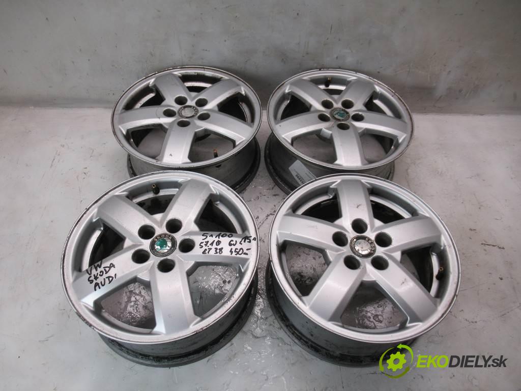 Skoda Fabia    15 6J 5X100 ET38  disky hliníkové - 15  (Hliníkové)
