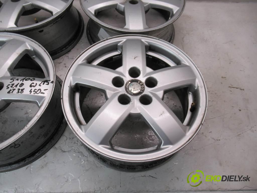 Skoda Fabia    15 6J 5X100 ET38  disky hliníkové - 15  (Hliníkové)