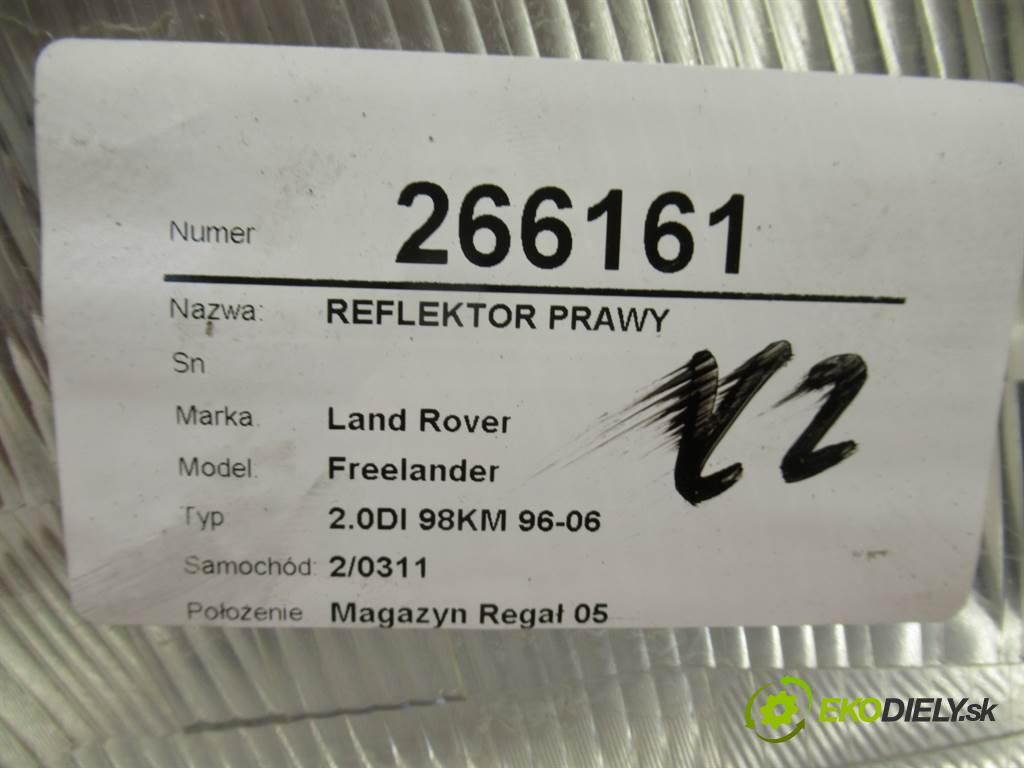 Land Rover Freelander  1999 72 kW 2.0DI 98KM 96-06 2000 světlomet pravý