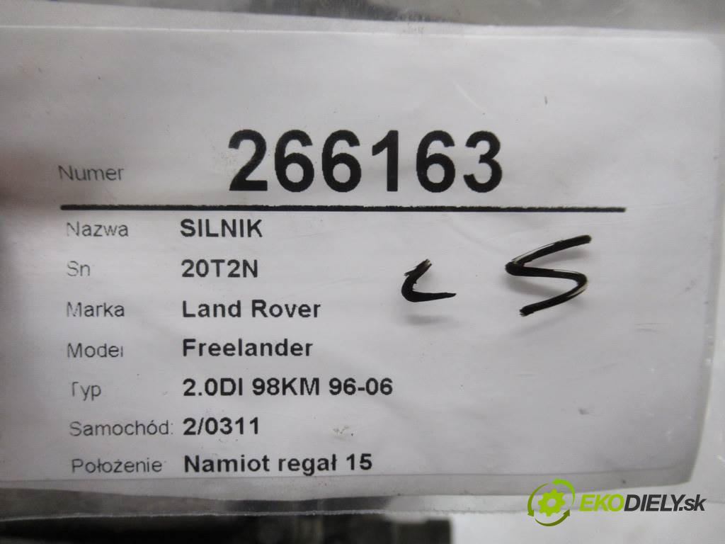 Land Rover Freelander  1999 72 kW 2.0DI 98KM 96-06 2000 Motor 20T2N (Motory (kompletné))