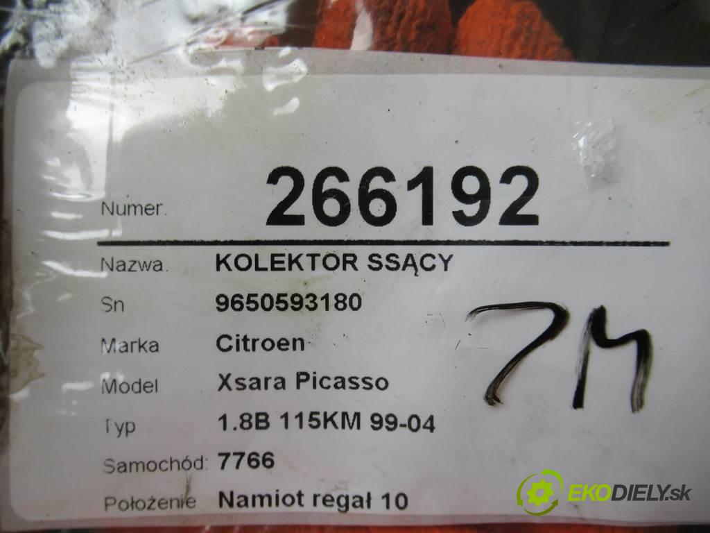 Citroen Xsara Picasso  1999  1.8B 115KM 99-04 1800 Potrubie sacie, sanie 9650593180 (Sacie potrubia)