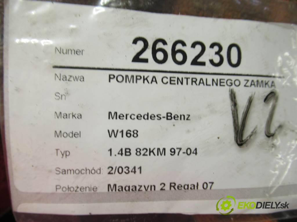 Mercedes-Benz W168  1999  1.4B 82KM 97-04 1400 pumpa centrálneho zámku  (Riadiace jednotky centrálneho zámku)