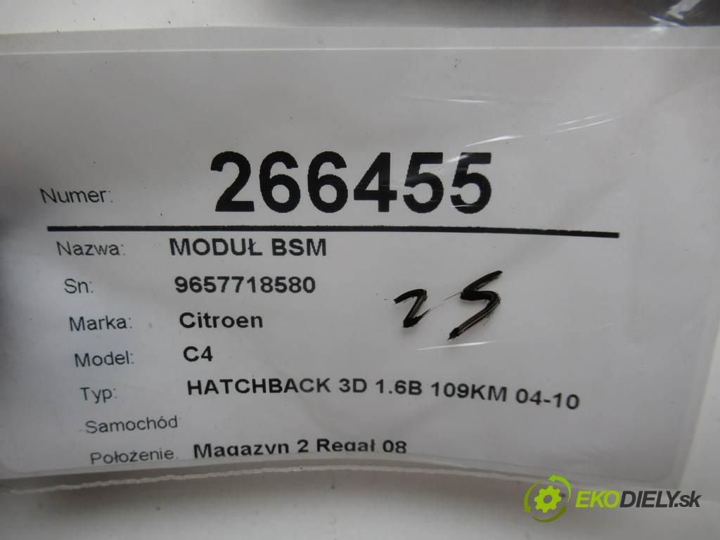 Citroen C4    HATCHBACK 3D 1.6B 109KM 04-10  Modul BSM 9657718580 (Ostatné)
