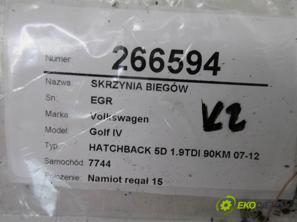 Volkswagen Golf IV  1998  HATCHBACK 5D 1.9TDI 90KM 07-12 1900 Prevodovka - EGR (Prevodovky)