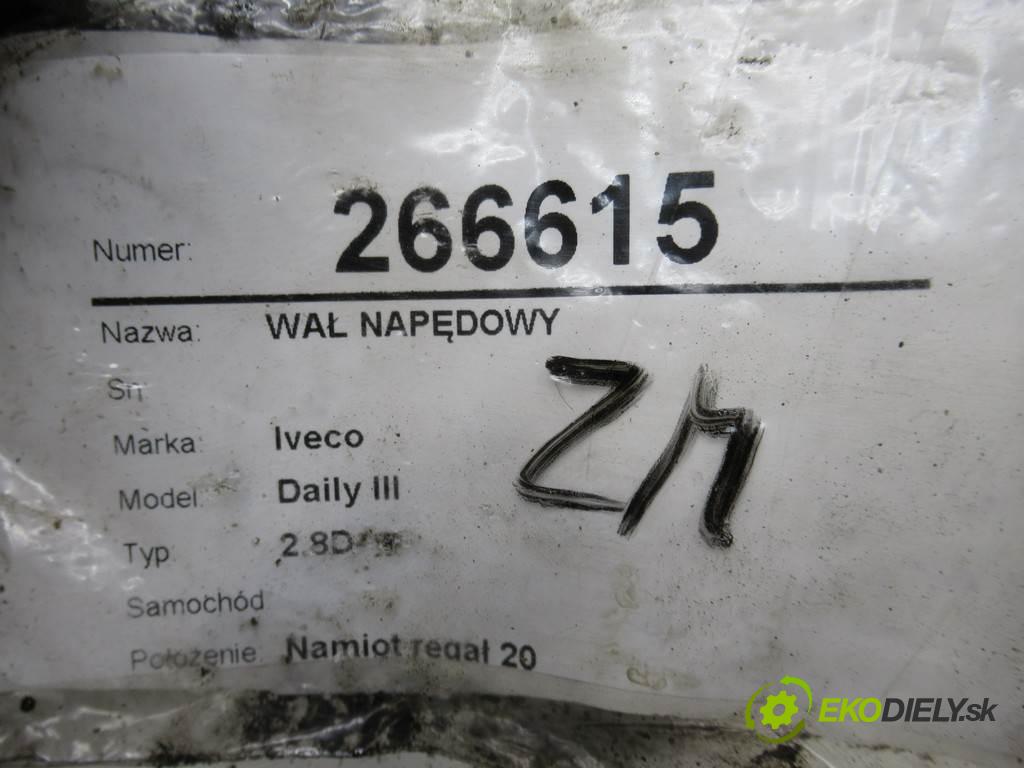 Iveco Daily III    2.8D  Kardaň, hriadeľ hnací  (Kardaňové hriadele)