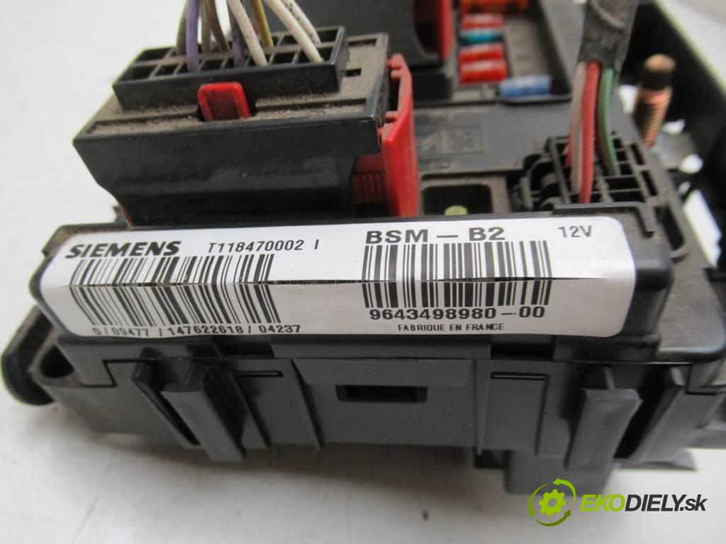 Citroen Berlingo I FL    LIFT VAN 1.9D 70KM 02-10  Modul BSM 9643498980 (Ostatné)