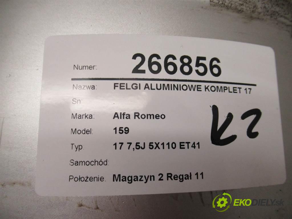 Alfa Romeo 159    17 7,5J 5X110 ET41  disky hliníkové - 17  (Hliníkové)
