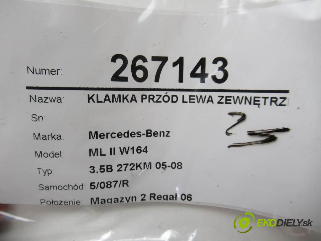 Mercedes-Benz ML II W164  2005 173 kW 3.5B 272KM 05-08 3500 Kľučka predný ľavá strana vonkajšia  (Vonkajšie predné ľavé)