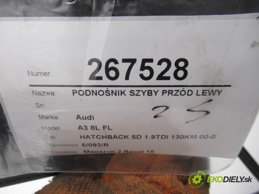 Audi A3 8L FL  2001 96 kW HATCHBACK 5D 1.9TDI 130KM 00-03 1900 mechanismus okna přední část levý 8L4959801C