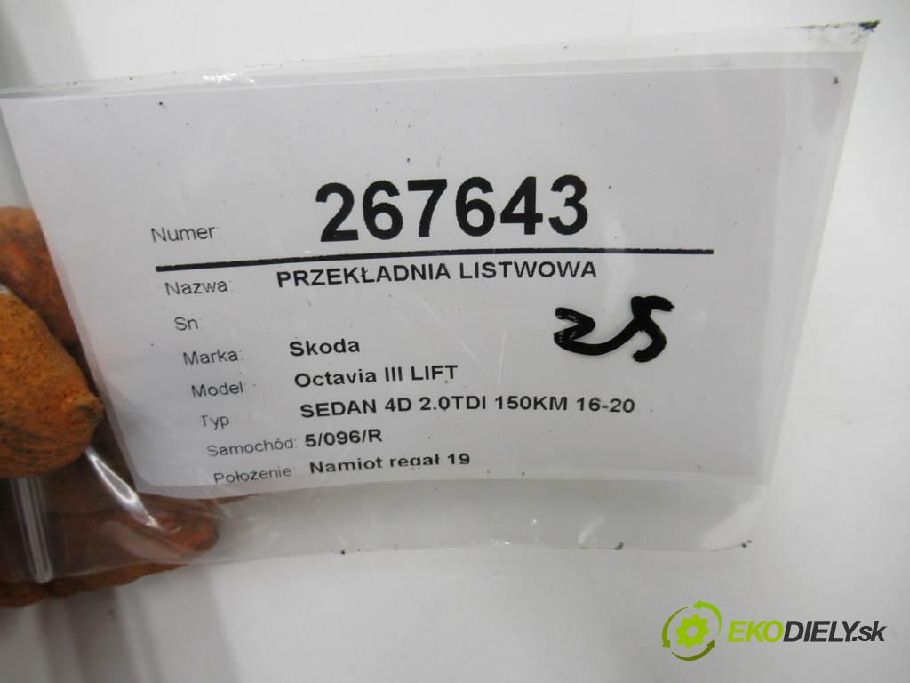 Skoda Octavia III LIFT  2019 110 kW SEDAN 4D 2.0TDI 150KM 16-20 2000 riadenie - 5Q0959755G 5Q0959439R (Riadenia)